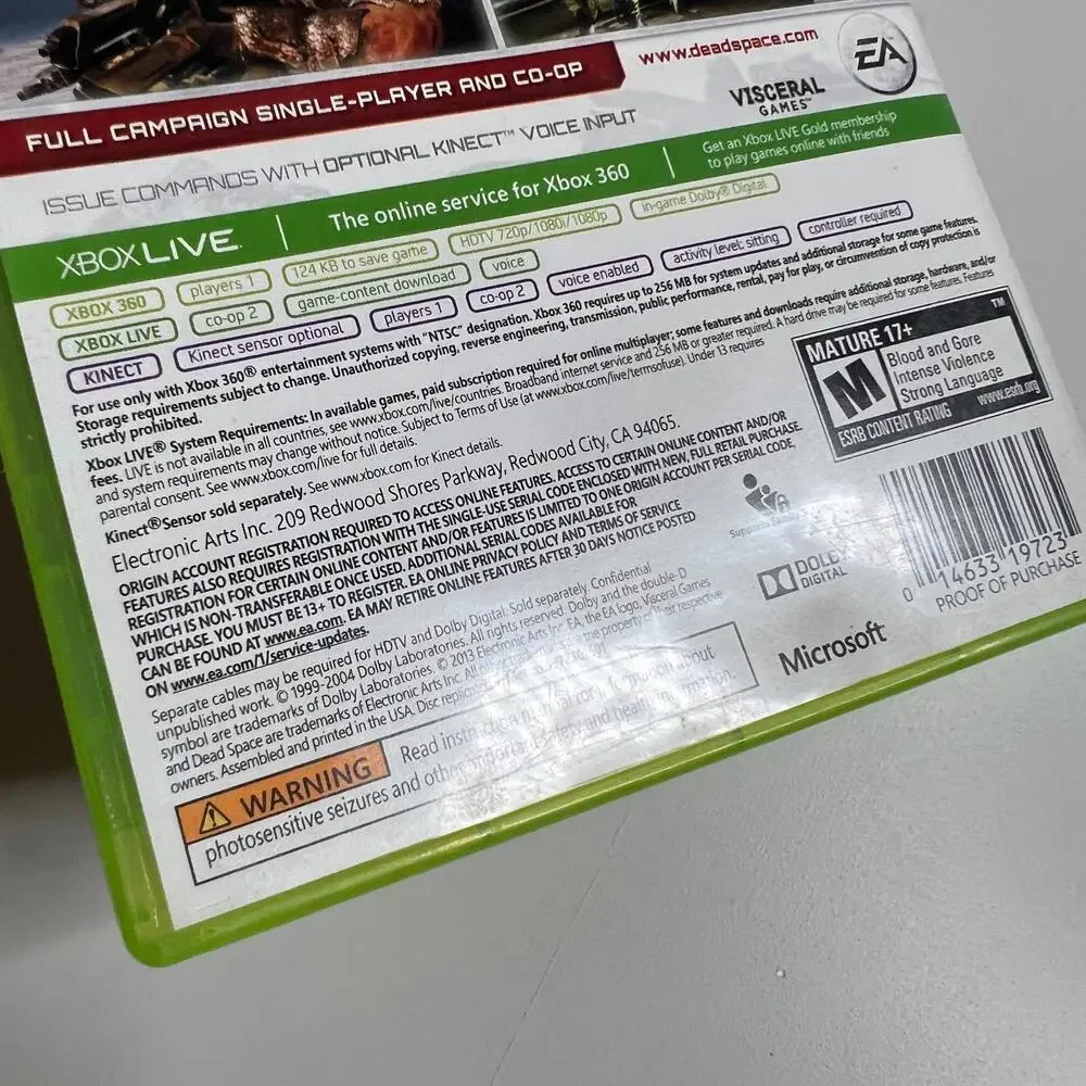 Dead Space 3: Limited Edition (Microsoft Xbox 360, 2013) CIB‎ Tested EA Visceral